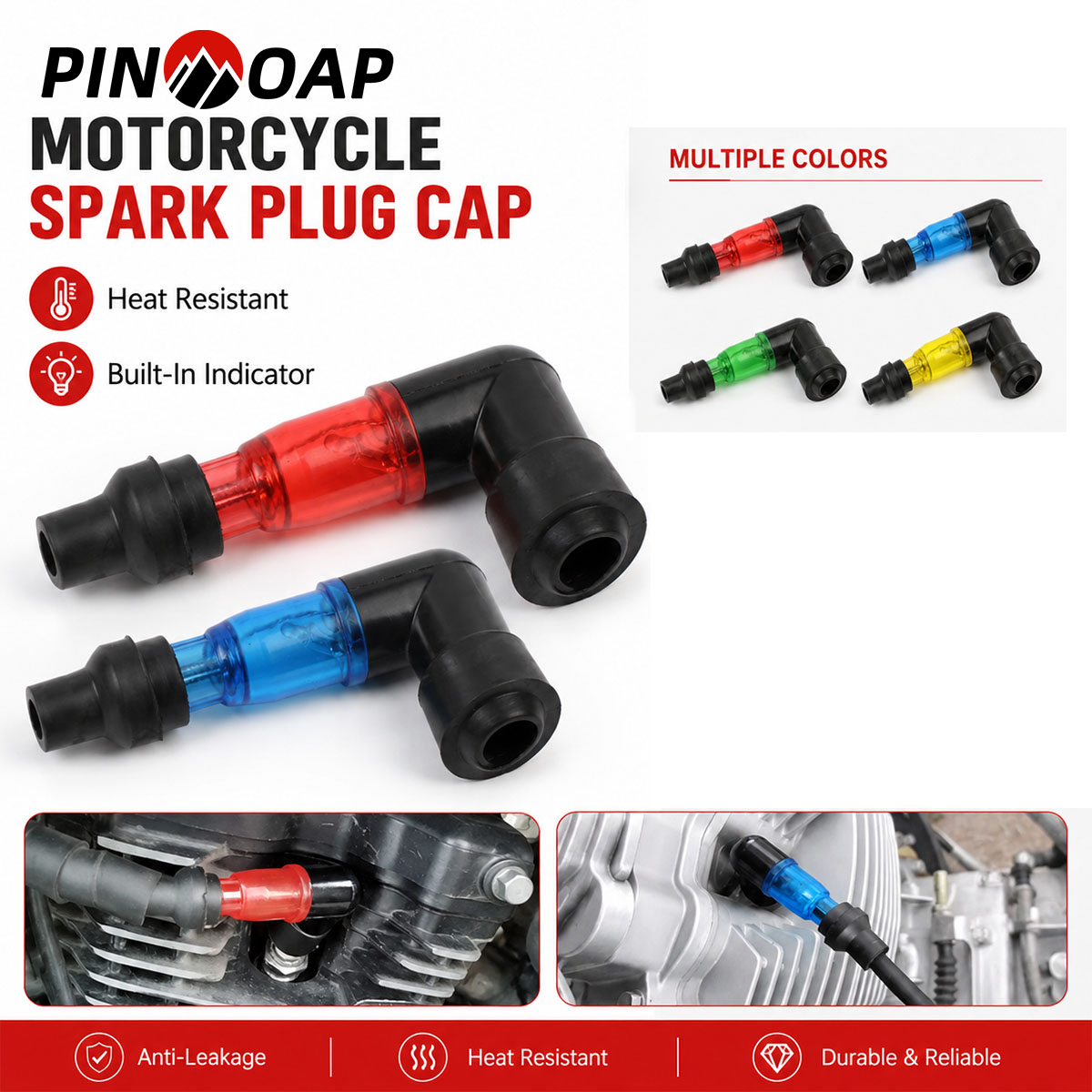 شمعة إشعال PINMOAP 1/2 قطعة عا - مراجعة Motorcycle Spark Plug وسعره