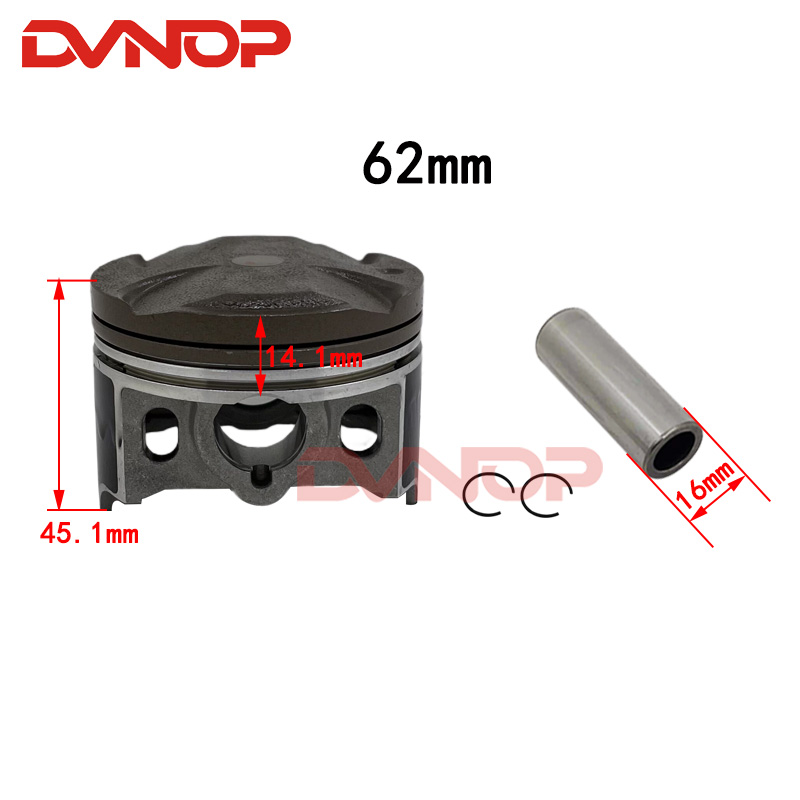 طقم حشية أسطوانة دراجة نارية ب - مراجعة Motorcycle Piston وسعره