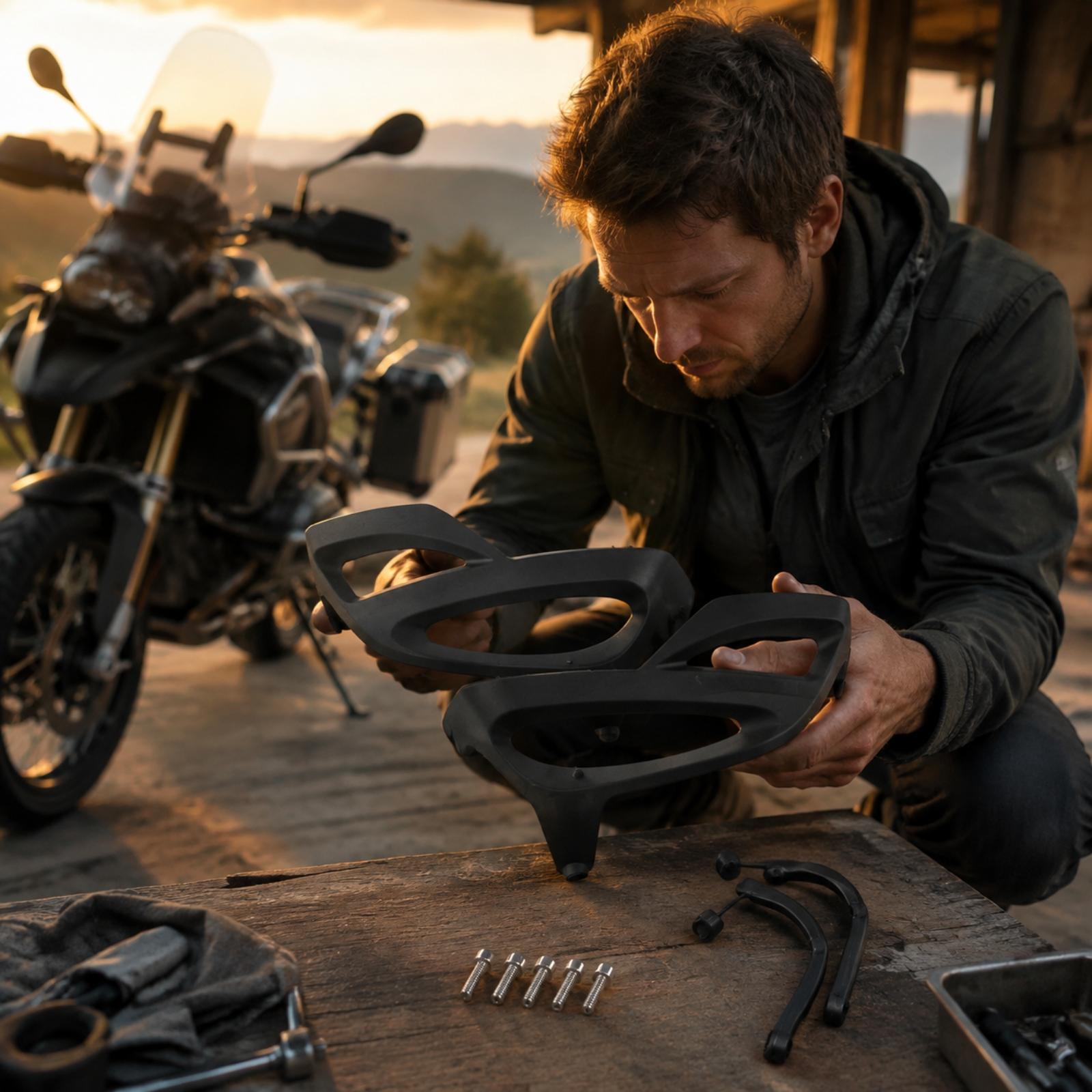 واقي محرك دراجة نارية مقاوم لل - مراجعة Motorcycle Engine Kit وسعره